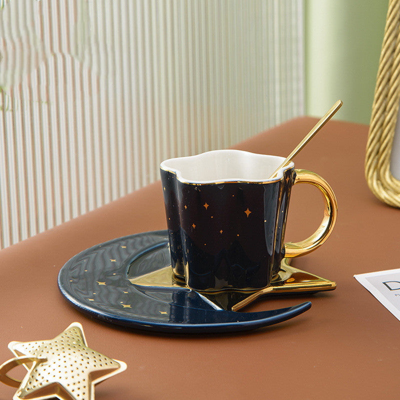 Cosmicup™ - Creative Cup Star And Moon Saucer