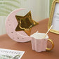 Cosmicup™ - Creative Cup Star And Moon Saucer